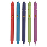 Stylo gel X318 G76 Promotion 0,5 mm, stylo gel à prise souple, stylos gel multicolores, vente en gros