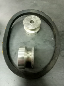 Makine endüstrileri v-kayışı için OEM kabul paslanmaz çelik <span class=keywords><strong>PU</strong></span> kauçuk alüminyum alaşımlı kasnaklar senkron kasnak zamanlama kemeri - Product Image 3