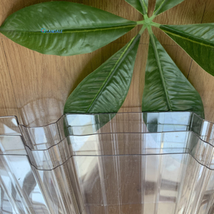 Lámina de plástico transparente para invernadero, láminas de policarbonato corrugado para techos, 0,8mm, 1mm - Product Image 1