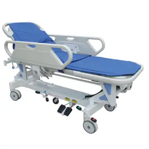 BT-TR009 मल्टी-फंक्शन क्लिनिक इलेक्ट्रिक रेस्क्यू ट्रांसफर मरीज मेडिकल हॉस्पिटल स्ट्रेचर को ट्रांसपोर्ट करते हैं