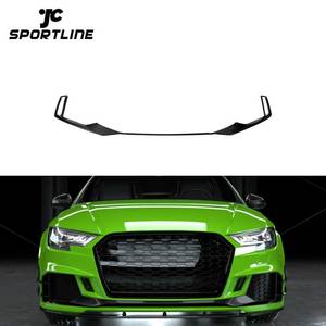 Fiber de carbone sec <span class=keywords><strong>RS3</strong></span> pare-chocs avant évents garnitures extérieures pour <span class=keywords><strong>Audi</strong></span> <span class=keywords><strong>RS3</strong></span> <span class=keywords><strong>8V</strong></span> berline 2017-2019 - Product Image 1