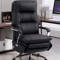 Fauteuil de Direction Électrique en Cuir Rotatif avec Massage, Chaise de Bureau Ventilée Confortable pour Longues Séances, Idéal pour le Télétravail et la Vente en Gros