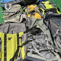 Sac fourre-tout décontracté d'occasion A26 - Sac vintage ergonomique en plastique unisexe pour la randonnée et le camping - Vente en gros par balle