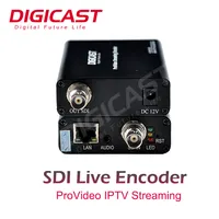 HD SDI CVBS VGA IPTV kodlayıcı 1080P H.264 H.265 HEVC canlı Encoder IP ses Video IPTV akış kodlayıcı