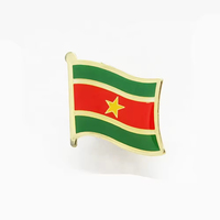 Épinglette promotionnelle d'usine en émail souple, drapeau du Canada, or, Espagne, Grèce, amitié, logo personnalisé, drapeau national en métal