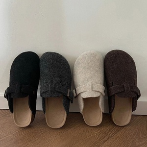 Nuevas Sandalias de Plataforma Unisex para Otoño 2025, Antideslizantes, Transpirables, con Parte Superior de Fieltro Suave, Zuecos Casuales para Mujer - Product Image 1