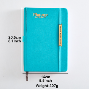 Nuevo Agenda Planificador A5 2026-2027, Libreta de Cuero PU de 18 Meses, Calendario Anual en Inglés, Agenda Semanal - Product Image 6