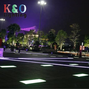 Lampu bata <span class=keywords><strong>LED</strong></span> luar ruangan 24V, dengan penutup kaca Tempered 12mm IP67 pencahayaan batu bata Paving untuk lanskap taman - Product Image 4