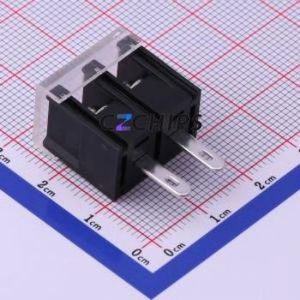 KF28H-7.62-2P Barrier Terminal Block Through hole Component (THT),P=7.62mm Connector With Cover Plate 7.62mm 1x2P Straight Pin - Product Image 2