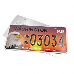 Accessoires automobiles France Plaque d'immatriculation de voiture en métal aluminium Design personnalisable Couleur et logo Plaque avant automobile - Product Image 4