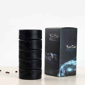 Tasse à café en acier inoxydable en forme <span class=keywords><strong>de</strong></span> pneu <span class=keywords><strong>de</strong></span> marque privée tasse 3D tasse thermos tasse forme <span class=keywords><strong>de</strong></span> roue <span class=keywords><strong>de</strong></span> voiture tasse <span class=keywords><strong>de</strong></span> voyage bouteille d'eau avec couvercle - Product Image 2