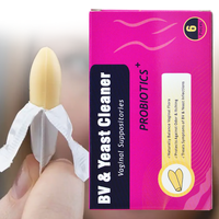Suppositoires Vaginaux Aromlife de Levure Calmante, Détoxifiants et Raffermissants, Comprimés Yoni à l'Acide Borique Nettoyants, Probiotiques Aromatisés