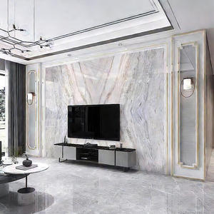 Papiers peints 3D en PVC à rayures grises <span class=keywords><strong>et</strong></span> blanches pour appartement moderne, salon, divertissement, design graphique, installation facile en DIY - Product Image 5