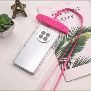 เคสกันน้ำสำหรับโทรศัพท์มือถือแบบกันน้ำสำหรับดำน้ำในน้ำพุร้อนกลางแจ้ง  วัสดุ PVC สำหรับฤดูร้อน เหมาะสำหรับว่ายน้ำ - Product Image 3