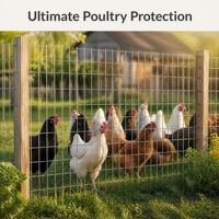 Rouleau de clôture de champ à charnières en treillis métallique galvanisé à chaud pour la protection des élevages de bovins et de moutons
