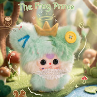 Authentique Baby Three Blind Box pour le monde des contes de fées, poupée en peluche, pendentif de sac à dos, surprise cachée, cadeau de poupée