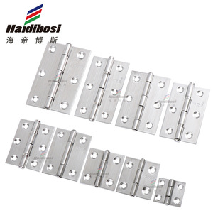 Haidibosi Stainless Steel Door Hinges 180 Degree Soft Closing 4 Hole Minimalist Design For Cabinet Window Wardrobe - Product Image 1