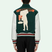Veste universitaire de haute qualité, logo personnalisé, vintage, décontractée, unisexe, extérieur, patch en cuir, serviette brodée, veste de baseball