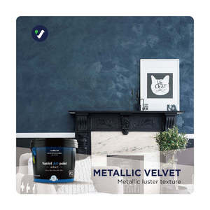<span class=keywords><strong>Peinture</strong></span> murale intérieure décorative Vanlei, effet métallique spécial, paillettes, <span class=keywords><strong>peinture</strong></span> écologique à effet velours pour chambre à coucher, à base d'acrylique - Product Image 3
