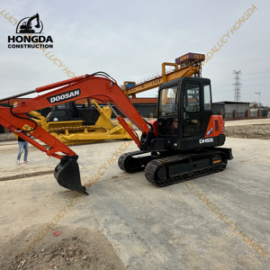 Machines de terrassement d'excellente qualité à prix abordable Excavatrice d'occasion Doosan Digger DH55 Excavatrice Doosan à vendre en stock - Product Image 3