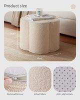 Tendre ludique personnalisé pouf pour enfants pouf pour enfants pour la récréation avec rembourrage en mousse souple