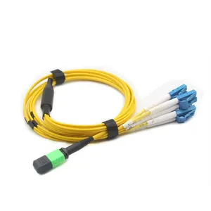 Original Factory MPO To 8LC MTP Breakout Cable 8core Optic Patch Cord passive Switch Used