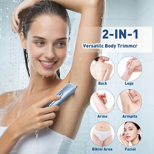 IFINE Damen-Rasierer für Intimbereich Doppelkopf-Elektro-Epilierer 2-in-1 Haarentfernungsgerät Achselhaar-Trimmer für den Haushalt - Product Image 2