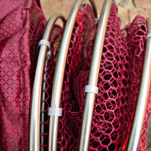 Filet de pêche Xindinglong Keep Net en nylon à double anneau avec cadre en alliage d'aluminium - Product Image 3
