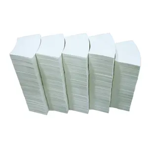 Shirong tái sử dụng tùy chỉnh flexography in ấn nước giải khát trà PE tráng gỗ tre bột giấy duplex Board giấy Fan cốc cà phê tay áo