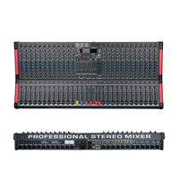 Console de mixage audio professionnelle 24 canaux filaire pour DJ, 24 DSP, effets sonores multiples, modèle APX24, fabrication chinoise, moule privé