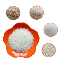 Sable de pierre de quartz pour la filtration de l'eau, qualité export, 99% SiO2, sable de silice blanc, haute dureté, utilisé pour le sablage et l'élimination de la rouille