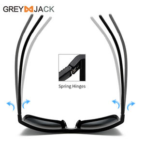 Gafas de Sol Deportivas Polarizadas Grey Jack UV400 con Marco de PC y Lentes Negros TAC para Ciclismo al Aire Libre para Hombre - Product Image 4