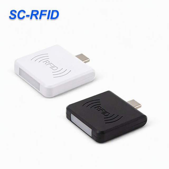 Fast Reading New in Stock 13.56mhz RFID Reader Type-C ABS NFC Reader Micro Mini for Android Mobile Phone