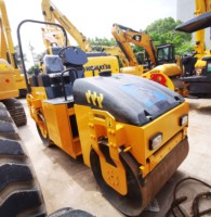 Vente moins chère 2022 Mini rouleau vibratoire de marque chinoise XMR353E à double tambour, machine de compactage routier