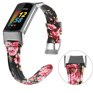 Tschick Dây Đeo Cổ Tay Bằng Da Cho <span class=keywords><strong>Fitbit</strong></span> <span class=keywords><strong>Charge</strong></span> 5 Dây Đeo Phụ Kiện Đồng Hồ Thông Minh Cho <span class=keywords><strong>Fitbit</strong></span> Charge5 Dây Đeo Cổ Tay Dây Thay Thế - Product Image 5