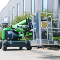 Piattaforma Elevatrice Elettrica Articolata per Installazione Facciate in Vetro 12m 14m 16m 18m 20m 22m Semovente Cherry Picker Manlift AWP