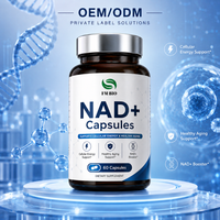 Capsules NAD+ : Booster d'énergie cellulaire, vieillissement sain, bien-être cellulaire quotidien