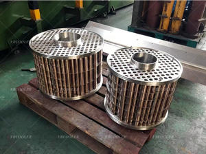 Enfriador de gas Enfriador de aire <span class=keywords><strong>Centac</strong></span> 3CII90M3 Intercooler Aftercooler <span class=keywords><strong>C700</strong></span> Enfriador de compresor de aire con tubos de cobre - Product Image 4