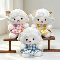 Peluches de loterie en gros pour machines distributrices, en tissu peluche épais et court, motifs animaux variés, 8 pouces