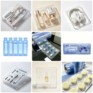 Rollo de PVC Ecológico de Alta Transparencia para Blister, Antiarañazos, Moldeado al Vacío, 100% Virgen, Corte para Todo Tipo de Embalaje de Papelería - Product Image 3