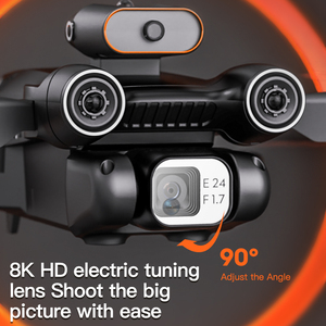 Nouveau P12 Mini Drone 4K double caméra Wifi FPV plein évitement d'obstacles rc quadrirotor photographie aérienne hélicoptère jouets cadeaux - Product Image 2