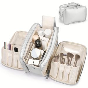 Large Capacity Cosmetic Bags for Women, Large Opening Waterproof Storage Toiletry Bags, Make up Bag for Traveling - Product Image 1