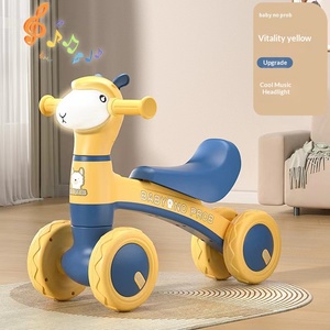 Voiture à roulettes pour enfants <span class=keywords><strong>en</strong></span> forme d'alpaga mignon, 4 roues, <span class=keywords><strong>en</strong></span> plastique sûr, pour enfants de 1 à 3 ans, garçons et filles - Product Image 6