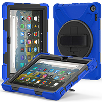 Étui robuste pour tablette Kindle, étui pour tablette Kindle Fire 8 2022 8 pouces avec bandoulière