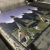 Panneau mural en PVC haute densité plaque de cristal de carbone série de paysages 3D