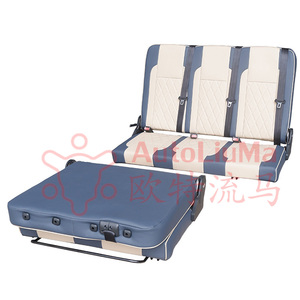 2024 AutoLiuMa fabricant ventes Auto intérieur accessoires canapé arrière inclinable lit sièges en cuir voiture RV auto lit siège - Product Image 2