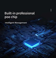 4-Anschlüsse 1000 Mbps wasserdichter POE-Verlängerungsprogramm 1 IN 3 OUT 10/100 Mbps für POE Switch NVR IP Kamera
