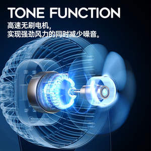 ไดมอนด์ มินิเดสก์แฟนพัดลมตั้งโต๊ะแบบพกพาแบบชาร์จไฟได้ USB พัดลมสำนักงานขนาดเล็กพัดลมหอพักพร้อมมอเตอร์ AC และใบพัด ABS - Product Image 3