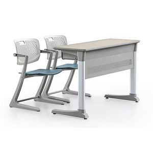 Ensemble de bureau et chaise d'école moderne pour étudiants, mobilier modulaire durable et écologique pour la maison, le bureau et la salle de classe - Product Image 2
