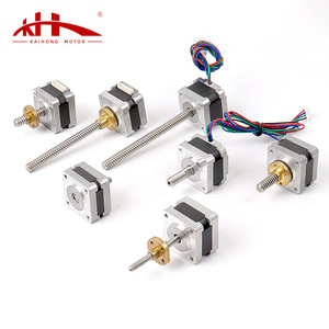 มอเตอร์ Kaihong รุ่น 35BYGH Nema 17 สเต็ปเปอร์มอเตอร์ แกน 5.0 มม. 2 เฟส 12 โวลต์ ดีซี พร้อมสกรูตะเข็บ สำหรับเครื่องพิมพ์ - Product Image 1